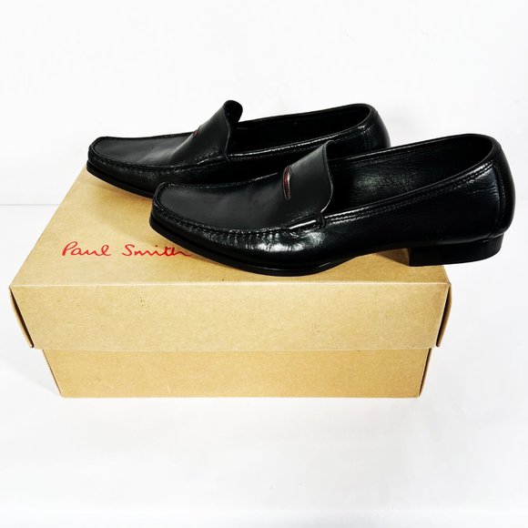 ❤️SOLD❤️Paul Smith Mens Black Leather Jasper S2XD Dress Shoes Size 8 - Picture 3 of 12